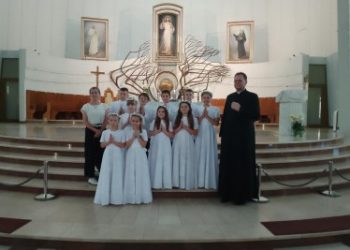 Pielgrzymka dzieci pierwszokomunijnych